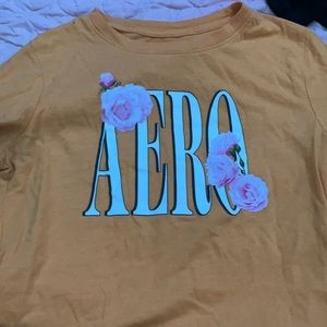 A yellow T-shirt
